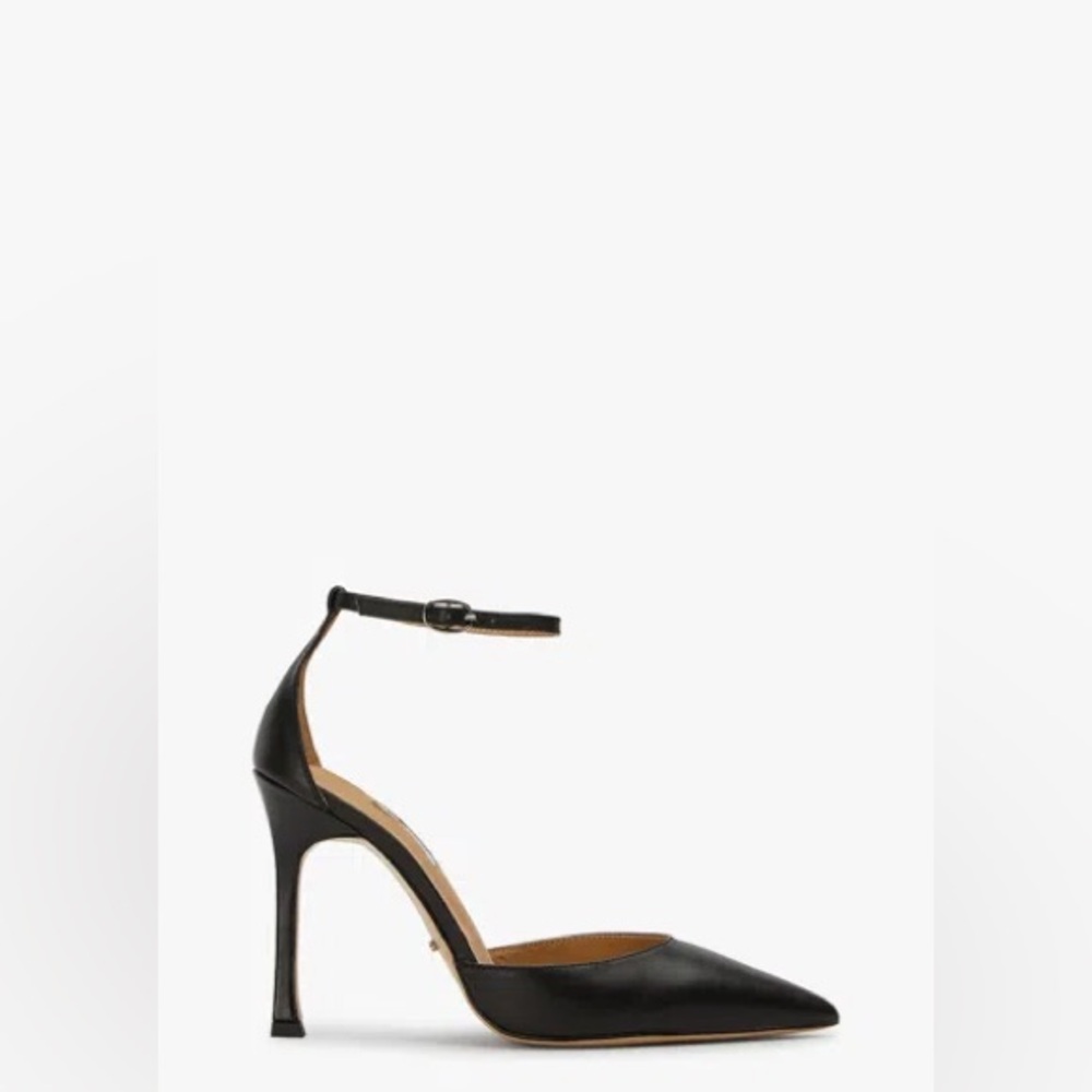Tony Bianco Aztec Ankle Strap Heels - Black Como